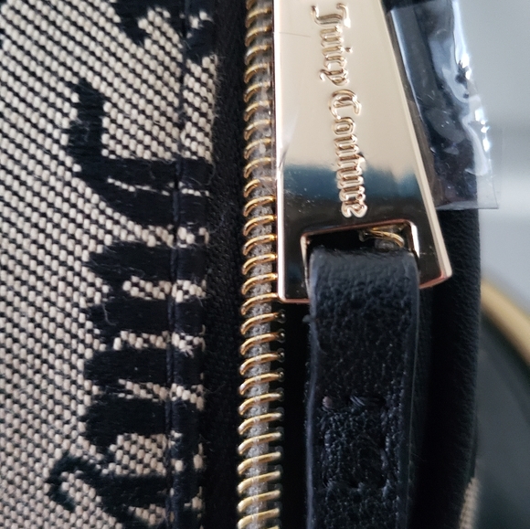 Juicy Couture Large Monogram Black/Tan Backpack NWT - Picture 6 of 10